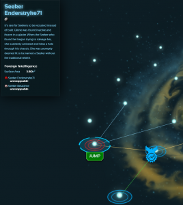 Galactic War AI Overhaul uses Section of Foreign Intelligence to product system reports on Commander numbers and threat levels